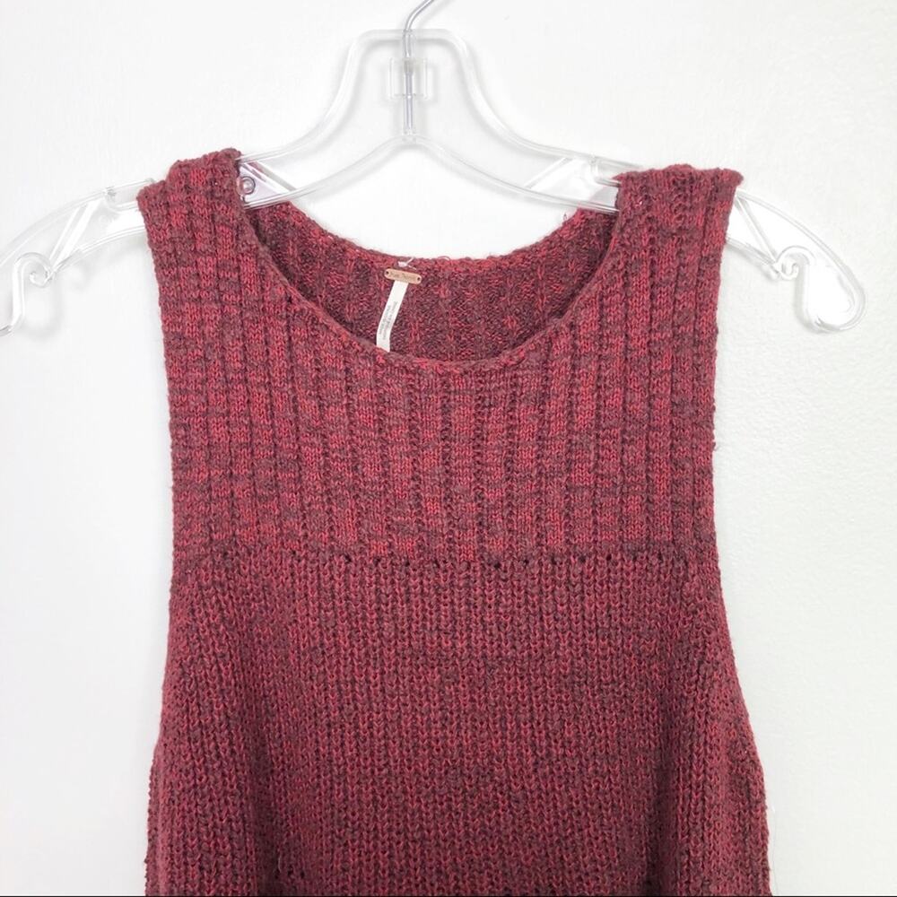 Free People Waterfall Ruffle Sweater Swing Dress - Picture 9 of 13
